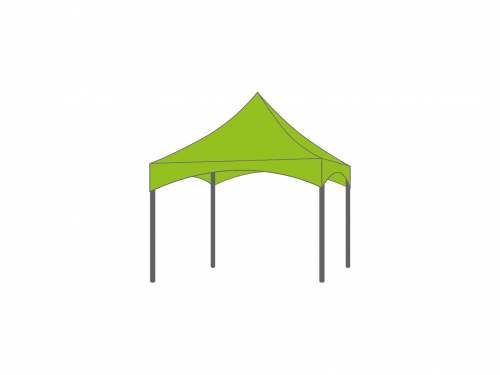 Bonbo Dakzeil pagode Marketbase 3x3m