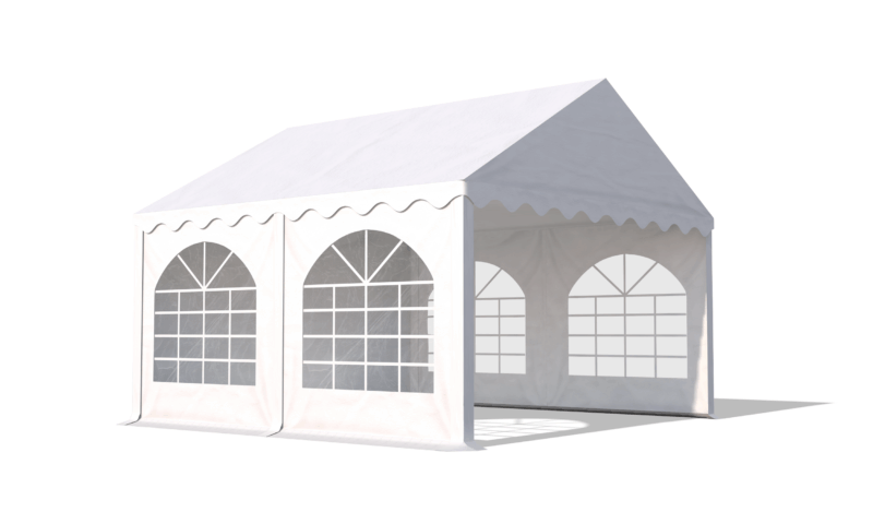 PVC PARTYTENT Marketbase 4X4M DELUXE 2.0