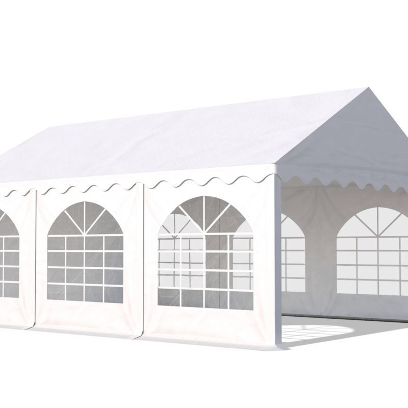 PVC PARTYTENT Marketbase  4X6M DELUXE 2.0