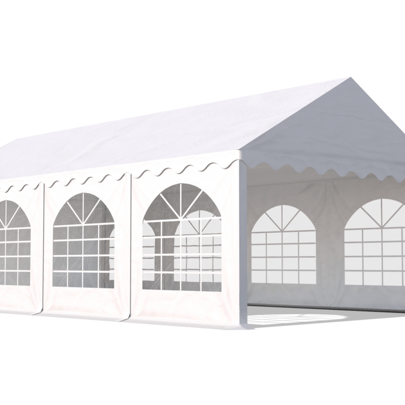 PVC PARTYTENT Marketbase 4X8M DELUXE 2.0