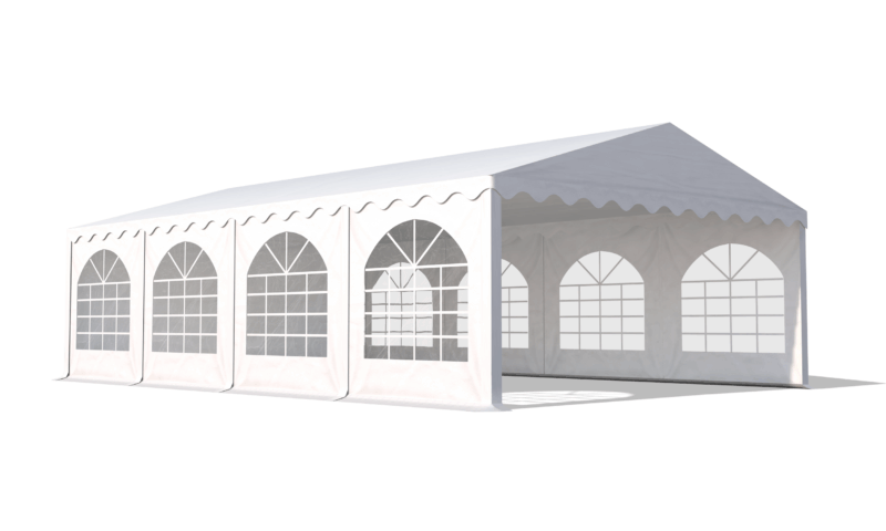 PVC PARTYTENT  Marketbase 5X8M DELUXE 2.0