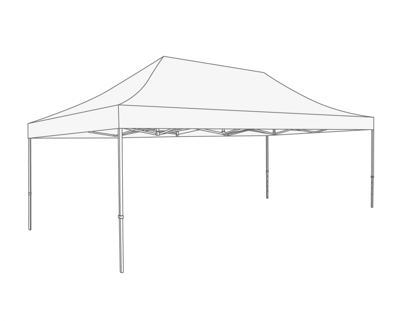 Flexxum Dakzeil - 4x6m - Polyester
