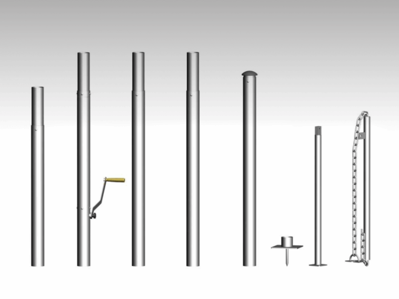 Vega Marketbase ster tent - hardware set