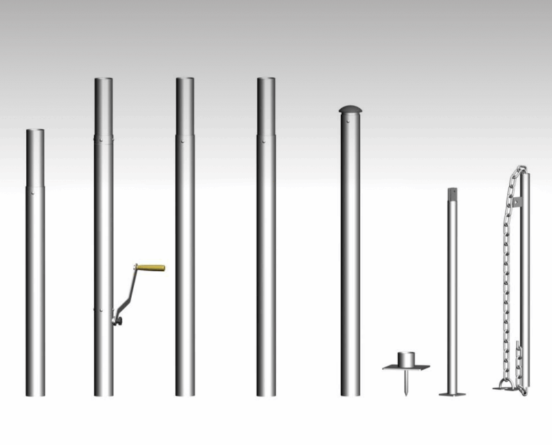 Vega Marketbase ster tent - hardware set