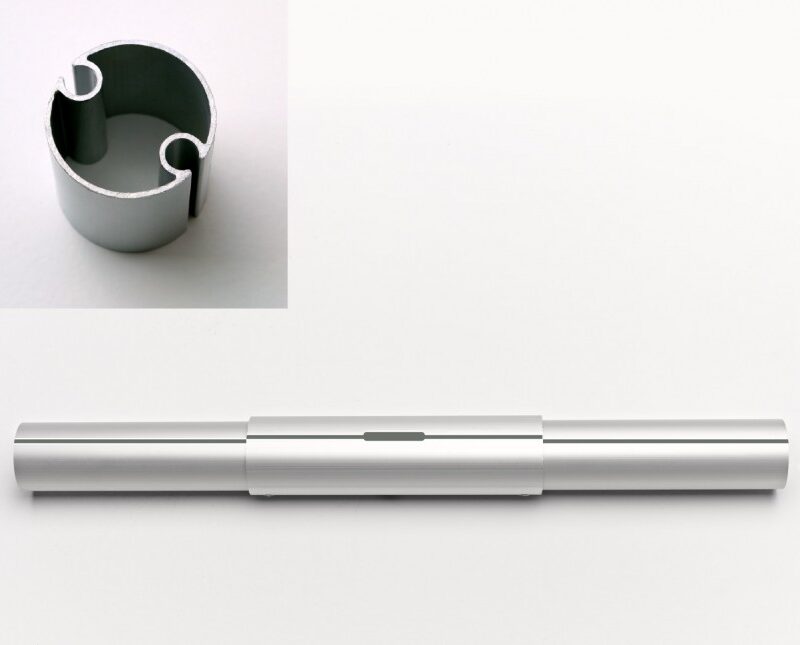 Bonbo Verbindingsbuis voor horizontale buis nr 1 keder: 56,5mm/3mm wanddikte