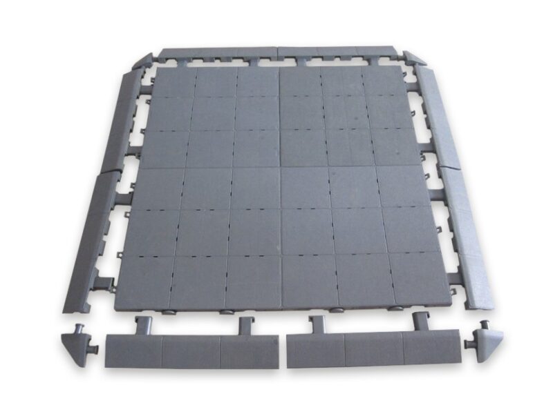 Complete vloer (in pakket randen en hoeken inbegrepen) - 5x6m