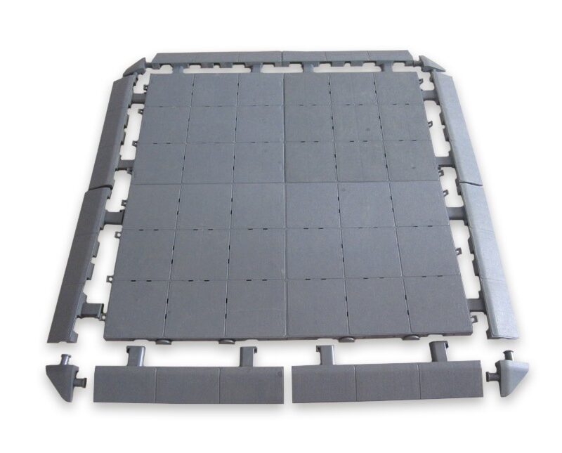 Complete vloer (in pakket randen en hoeken inbegrepen) - 5x12m