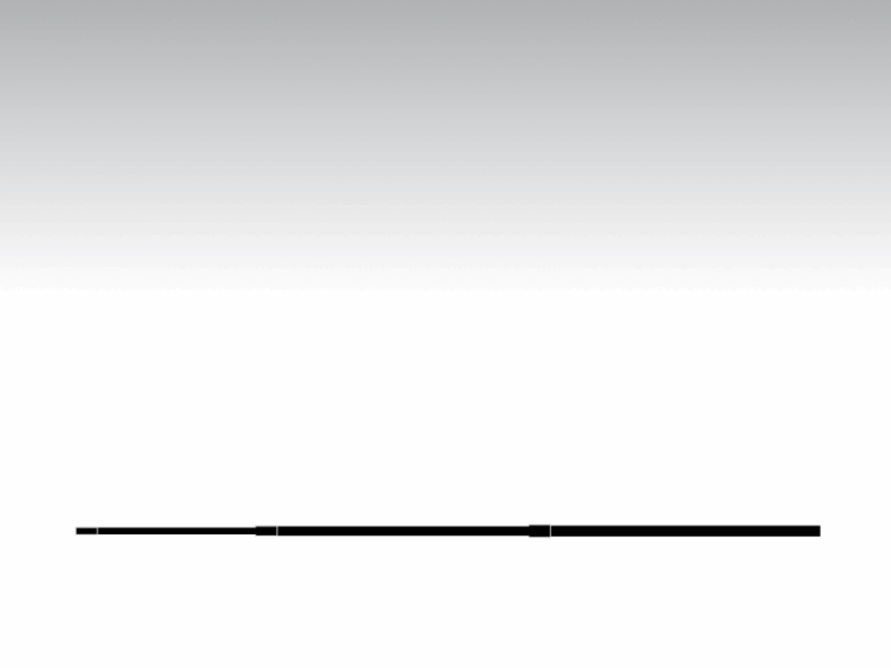 aluminium pole - 4,1cm