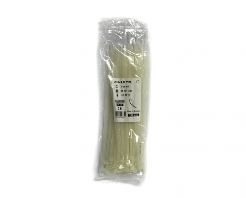 Tie wraps 250x4,5 pak 100 stuks