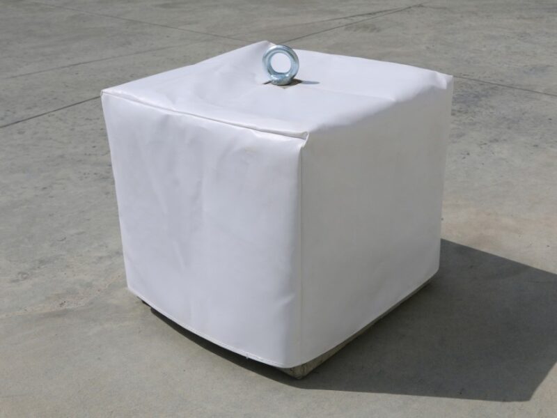 Witte hoes PVC voor beton gewicht 145kg