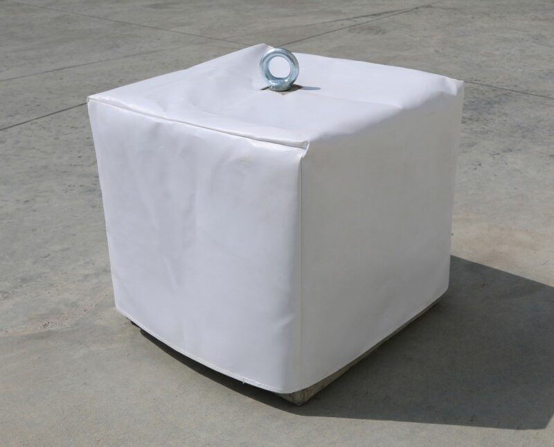 Witte hoes PVC voor beton gewicht 145kg