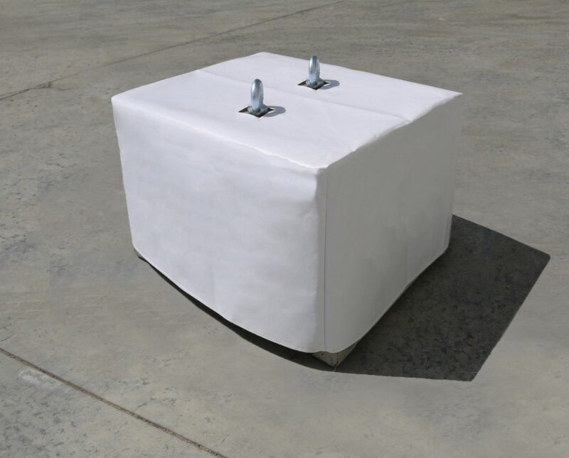 Witte hoes PVC voor beton gewicht 600kg