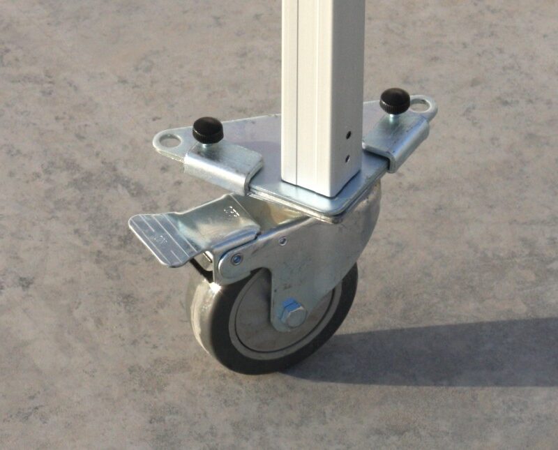 Flexxum  Wiel voor Vouwtent Marketbase aluminium
