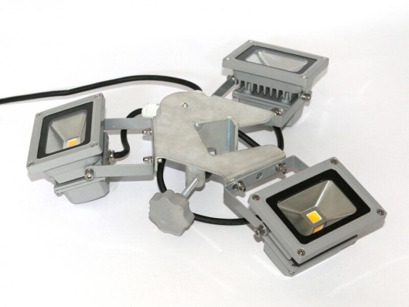 Lichtset 3 LED lampen (3 x 10W)Marketbase