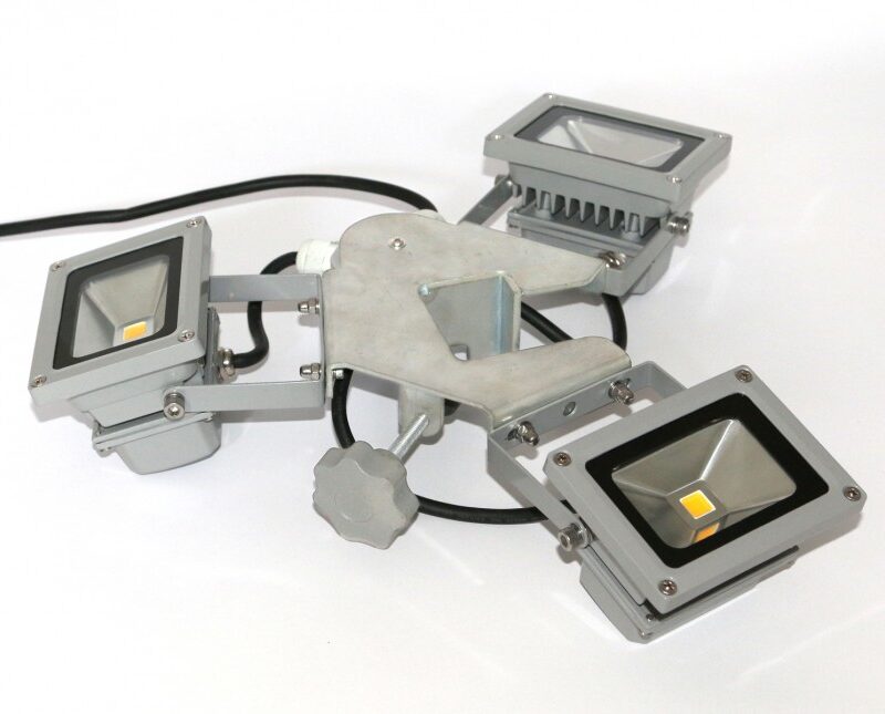 Lichtset 3 LED lampen (3 x 10W)Marketbase