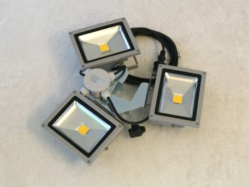 Lichtset 3 LED lampen (3 x 20W)Marketbase