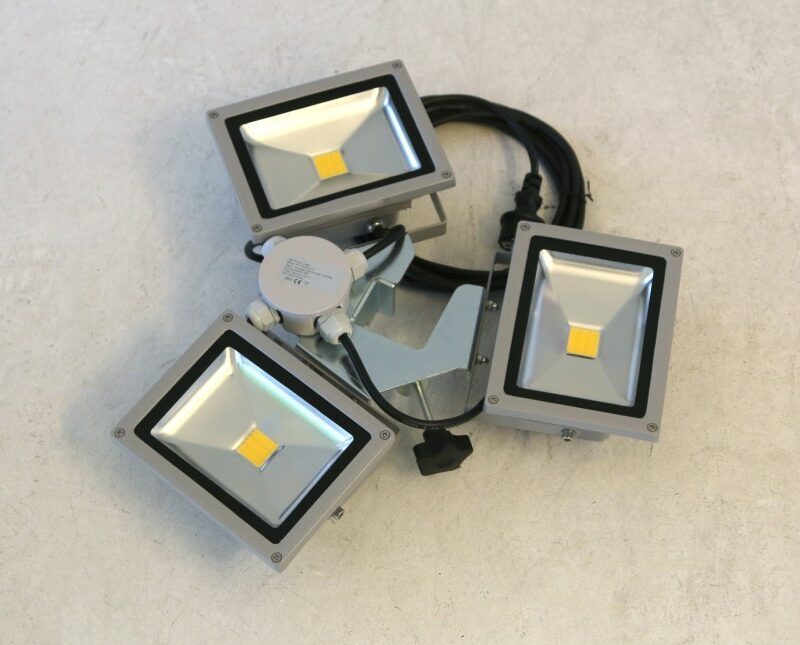 Lichtset 3 LED lampen (3 x 20W)Marketbase