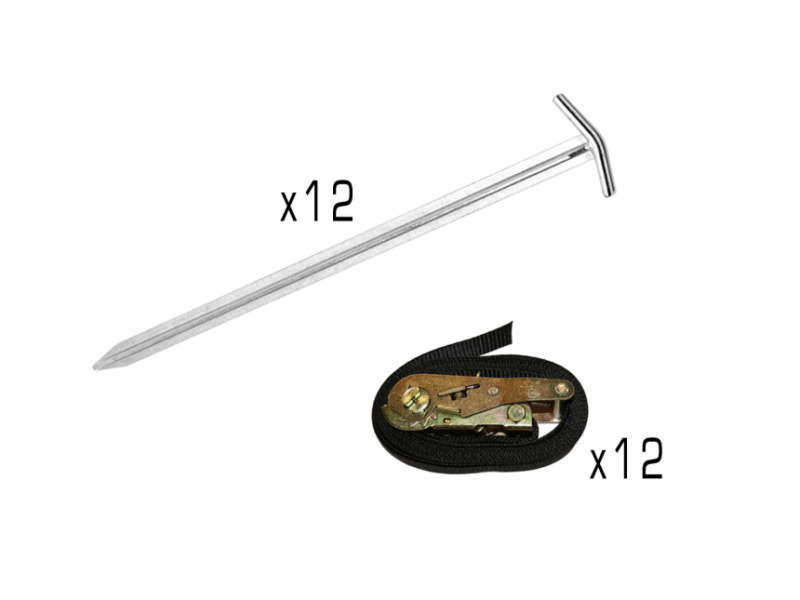 Verankeringsset Deluxe(plus) 2.0-10m lang