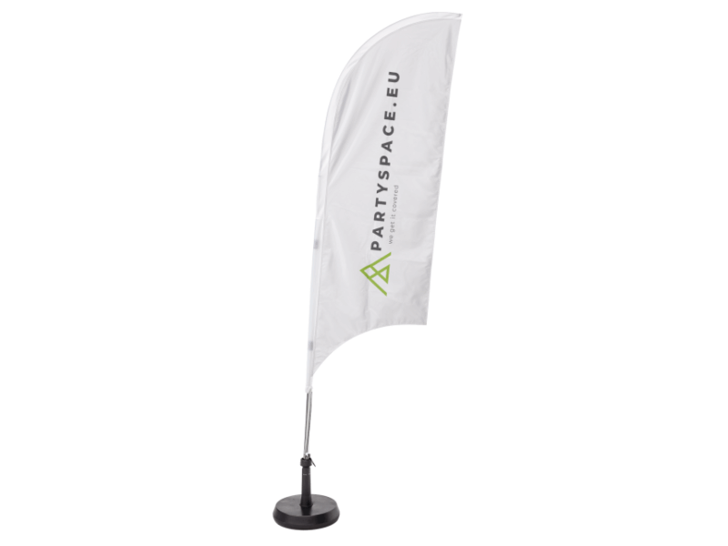 Solar vlag Marketbase enkelzijdig met mast en draagtas - small