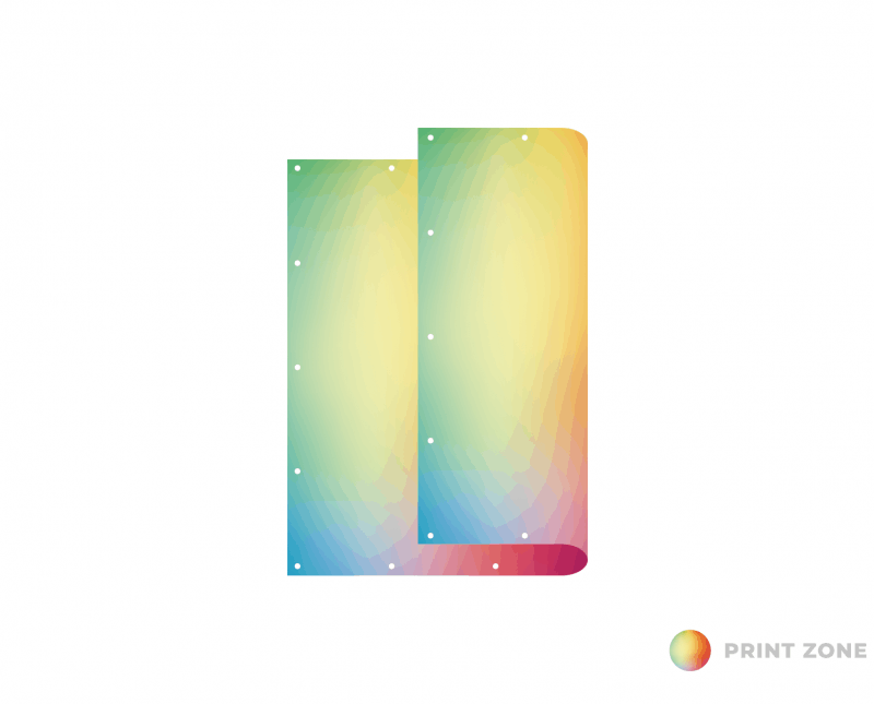 Spandoek Marketbase per vierkante meter - PVC - Blockout - recto/verso