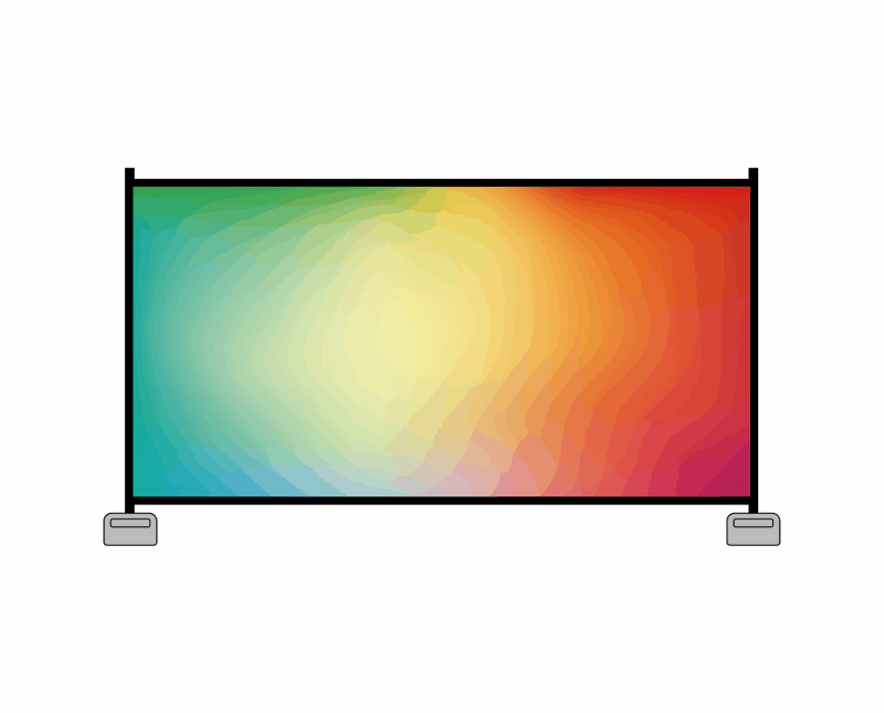 Werfdoek Marketbase- PVC - formaat: HERAS