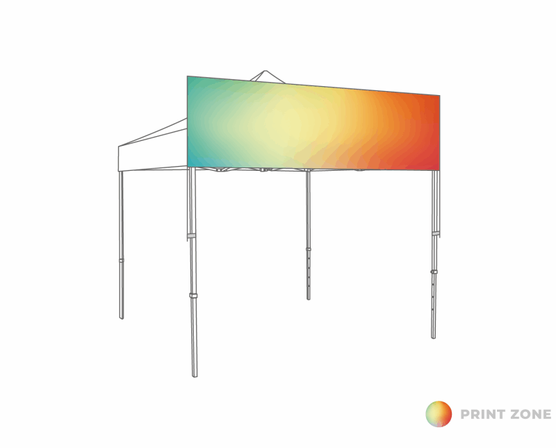Skybanner Marketbase  set 3m - Polyester