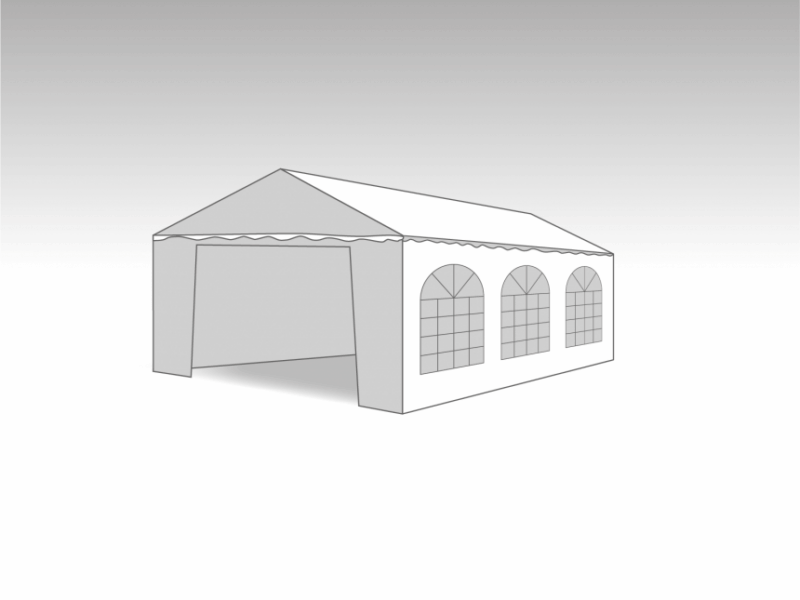 PVC PARTYTENT Marketbase 4X6M ELITE 2.3