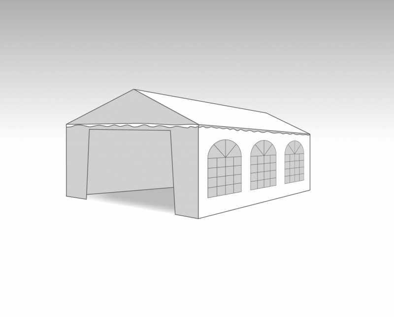 PVC PARTYTENT Marketbase 4X6M ELITE 2.3