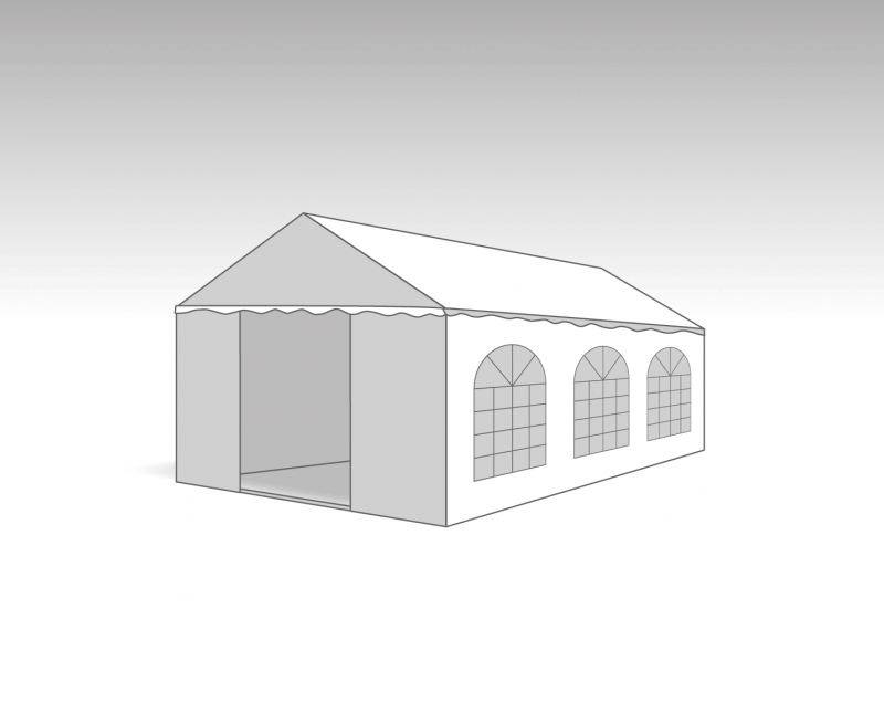 PVC PARTYTENT Marketbase 4X6M ELITE 2.6