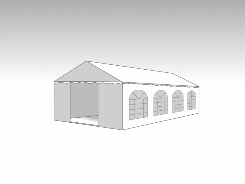 PVC PARTYTENT Marketbase 4X8M ELITE 2.6
