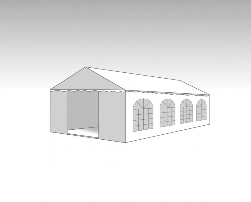 PVC PARTYTENT Marketbase 4X8M ELITE 2.6
