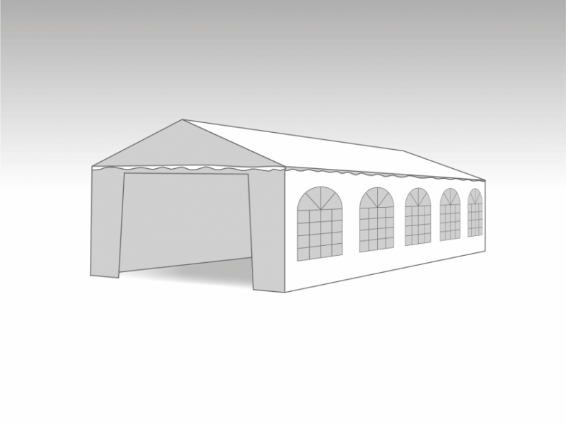 PVC PARTYTENT Marketbase 5X10M ELITE 2.3