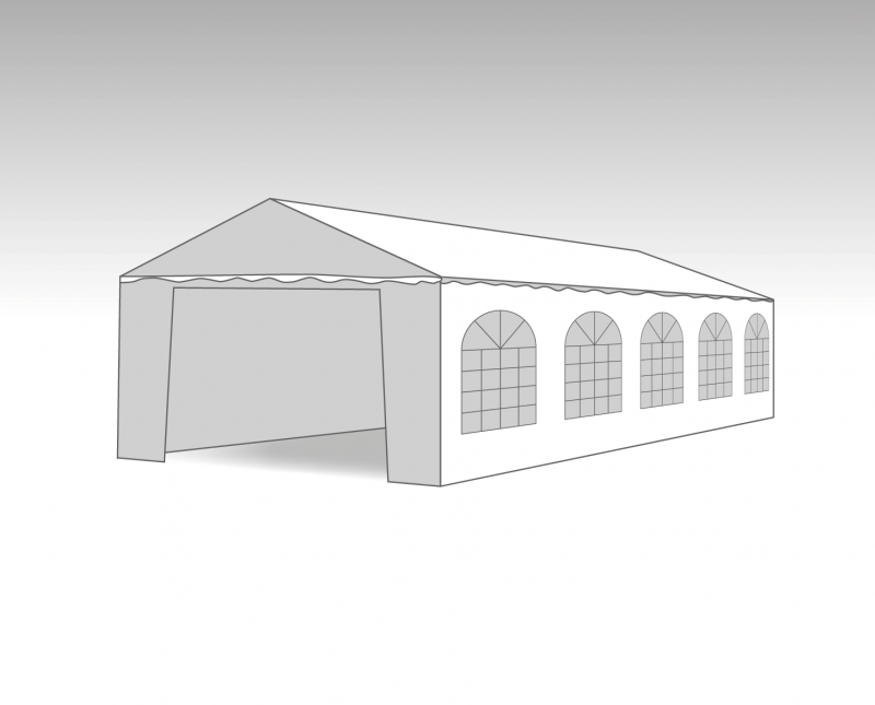 PVC PARTYTENT Marketbase 5X10M ELITE 2.3