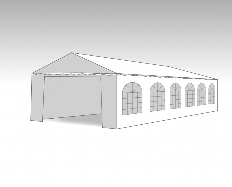 PVC PARTYTENT  Marketbase 5X12M ELITE 2.3
