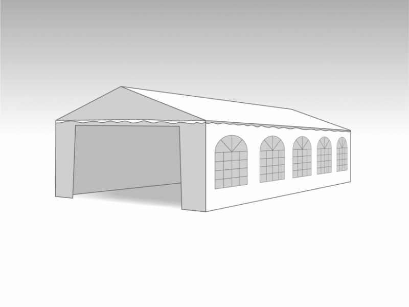 PVC PARTYTENT Marketbase 6X10M ELITE 2.3