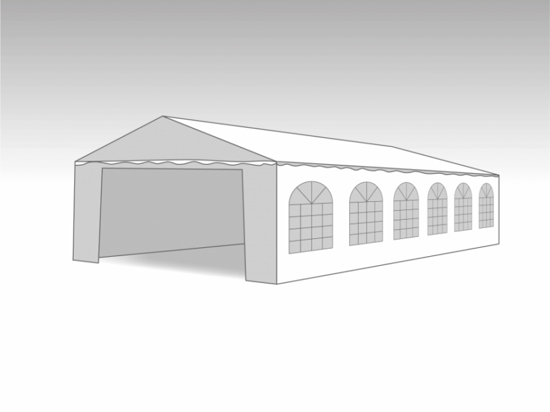 PVC PARTYTENT Marketbase 6X12M ELITE 2.3