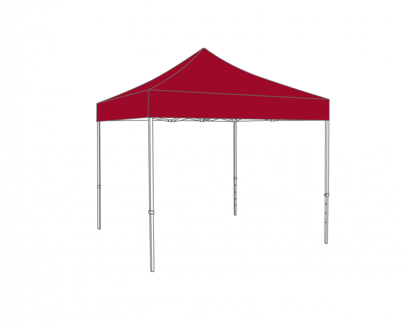 Flexxum Vouwtent Marketbase  stalen frame met dakzeil en beschermhoes – 3x3m – Polyester