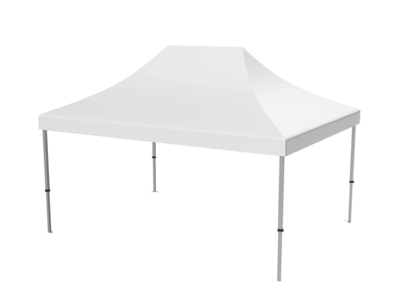 Flexxum Aluforce Vouwtent Marketbase aluminium frame met dakzeil - 3x4,5m - PVC light MAT