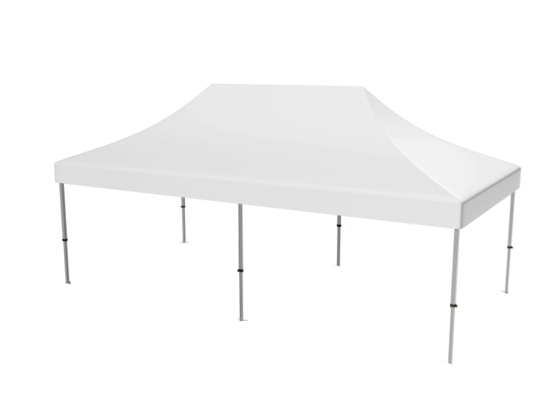 Flexxum Aluforce Vouwtent Marketbase   aluminium frame met dakzeil - 3x6m - PVC light MAT