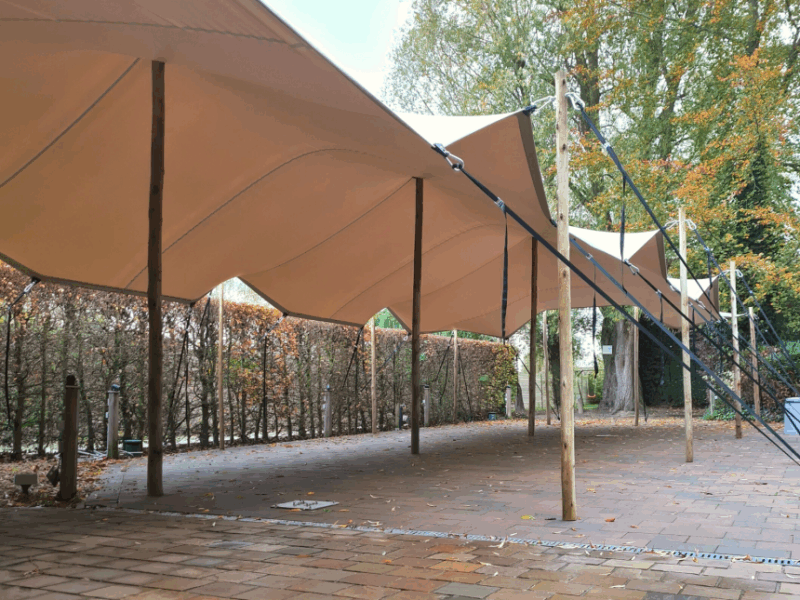 BONGA STRETCHTENT TRIFLEXX DOUBLECOATED (560 G/M²) DOEK OP MAAT PER M² - 60 TOT 110 M²
