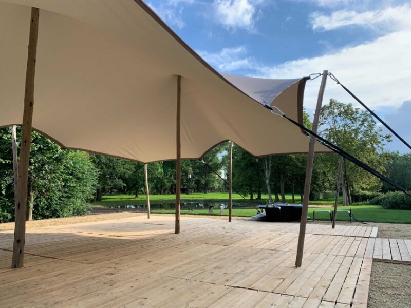 BONGA STRETCHTENT TRIFLEXX DOUBLECOATED (560 G/M²) DOEK OP MAAT PER M² - 45 TOT 60 M²