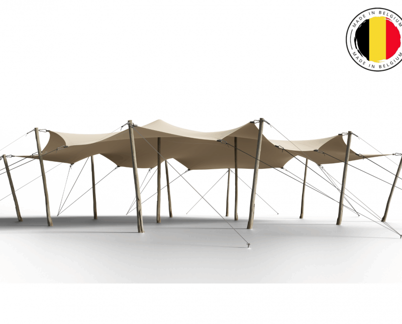 TRIFLEXX STRETCHTENT ZEIL (560 G/M²) MET KLEMMEN - 8,5x10m