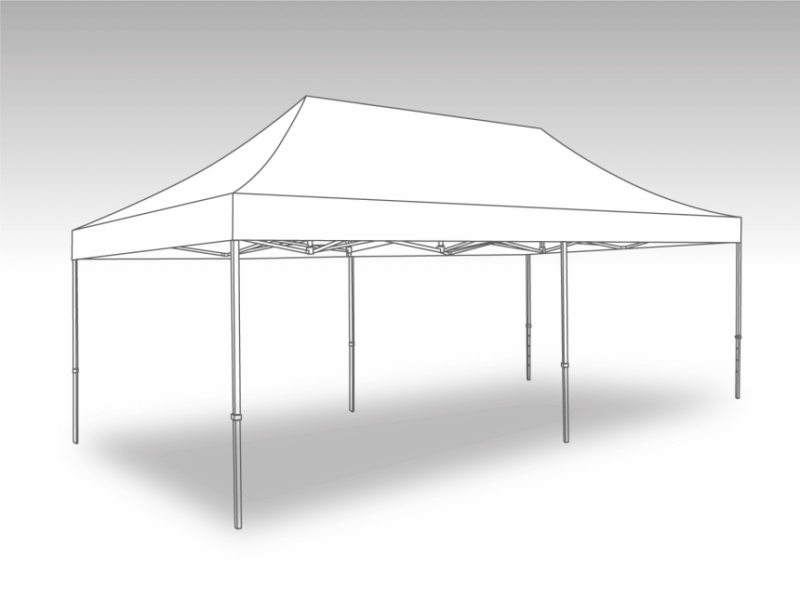 Flexxum Dakzeil - 4x8m - Polyester
