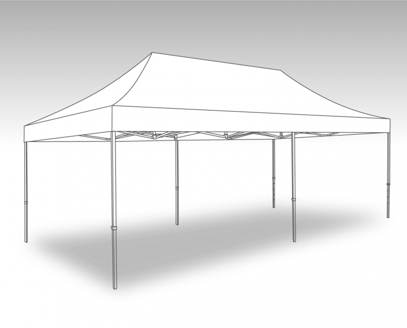Flexxum Dakzeil - 4x8m - Polyester