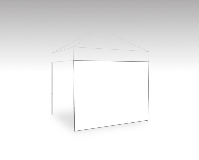 Flexxum  Zijwand gesloten - 2m - Polyester