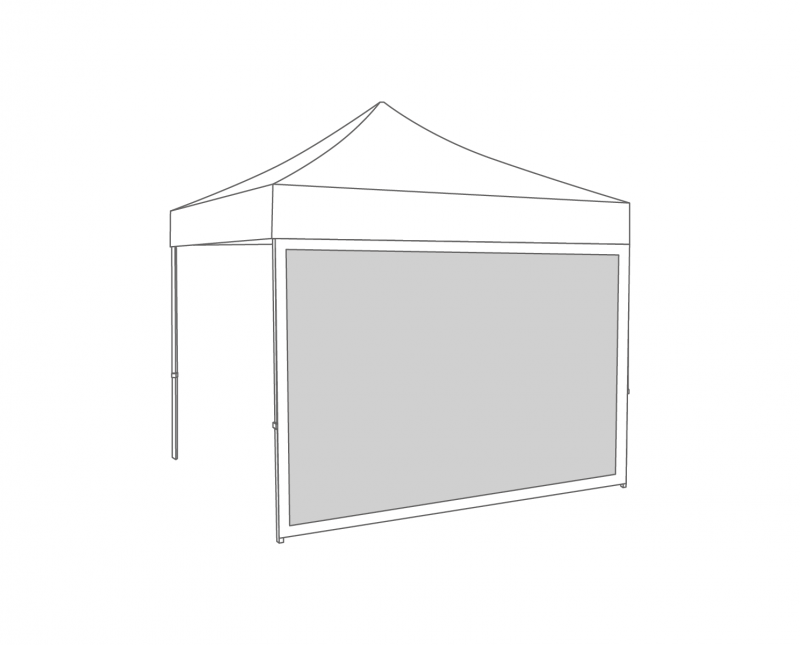 Flexxum  Zijwand panorama raam - 3m - Polyester