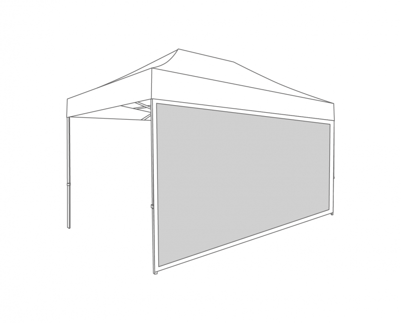 Flexxum  Zijwand panorama raam - 4,5m - Polyester